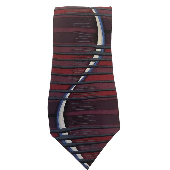 Men's Necktie J Garcia Tie Emerald City Collection 14 100% Silk - Picture 1 of 5